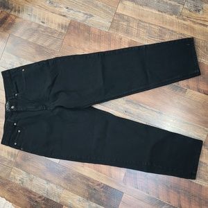 Vintage Highland Outfitters High Waisted Black Denim Jeans, Size 34